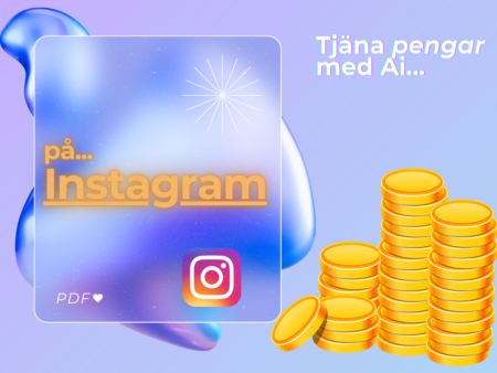 Tjäna pengar på Instagram